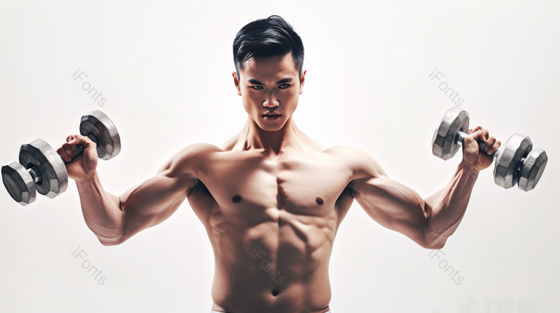 强壮男生哑铃运动,高清,摄影图,摄影图片,图片大全,摄影图免费下载
